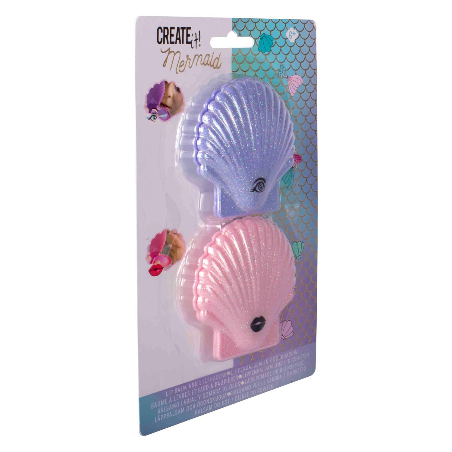 Créez-le ! maquillage sirène pour les lèvres et les yeux