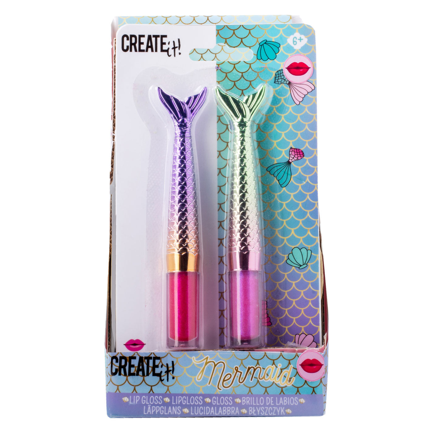 Créez-le ! brillant à lèvres sirène, 2 pcs.