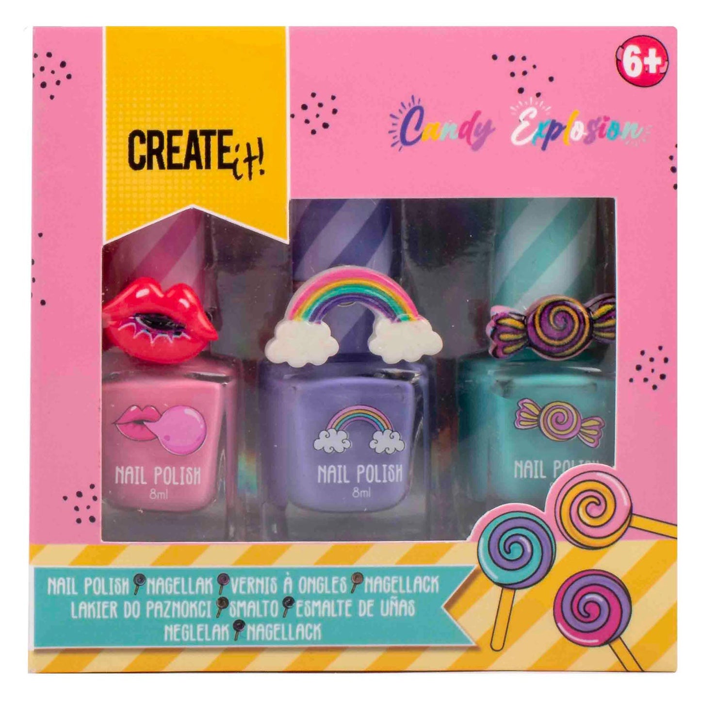Créez-le! Polon de ongles d'explosion de bonbons, 3e.