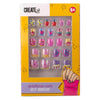 Créez-le! Candy explosion ongles artificiels auto-adhésifs