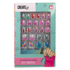 Créez-le! Candy explosion ongles artificiels auto-adhésifs