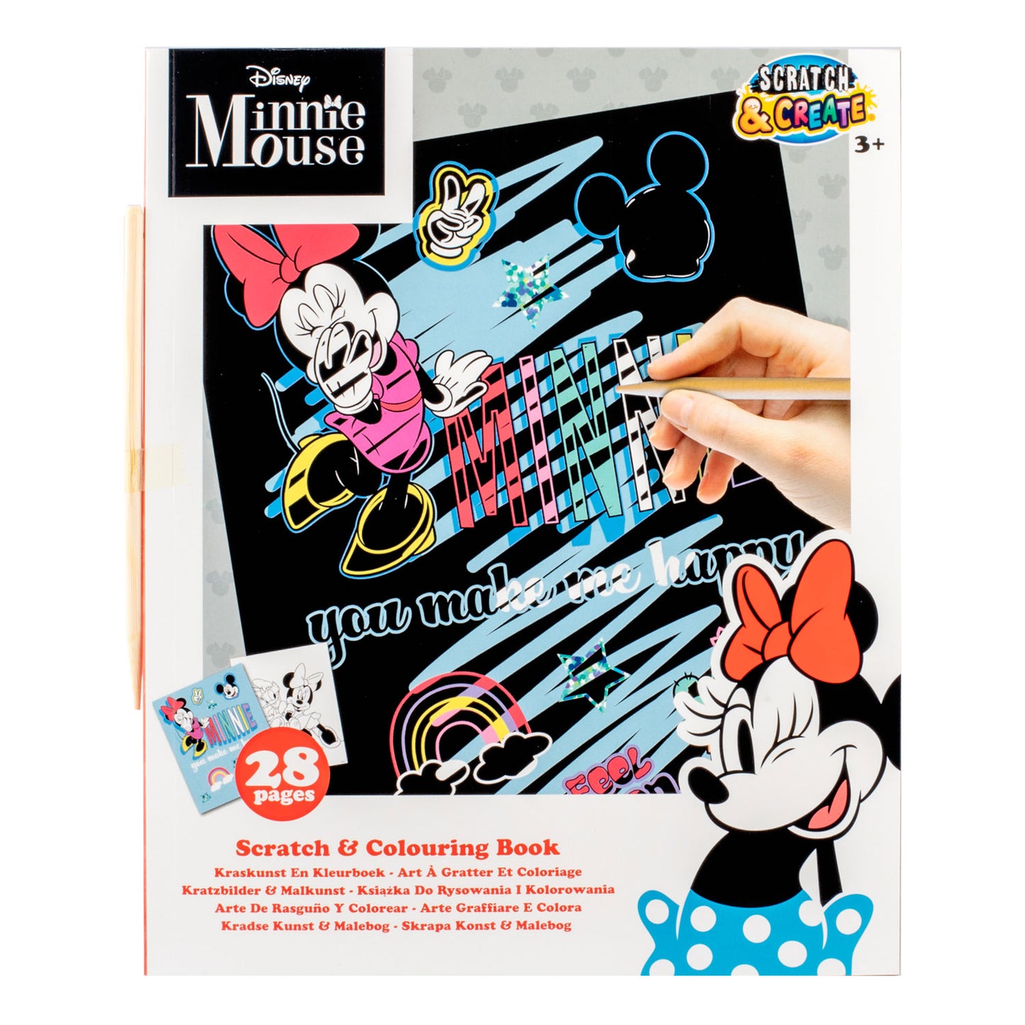 Minnie Mouse Kraskunst and Color Book