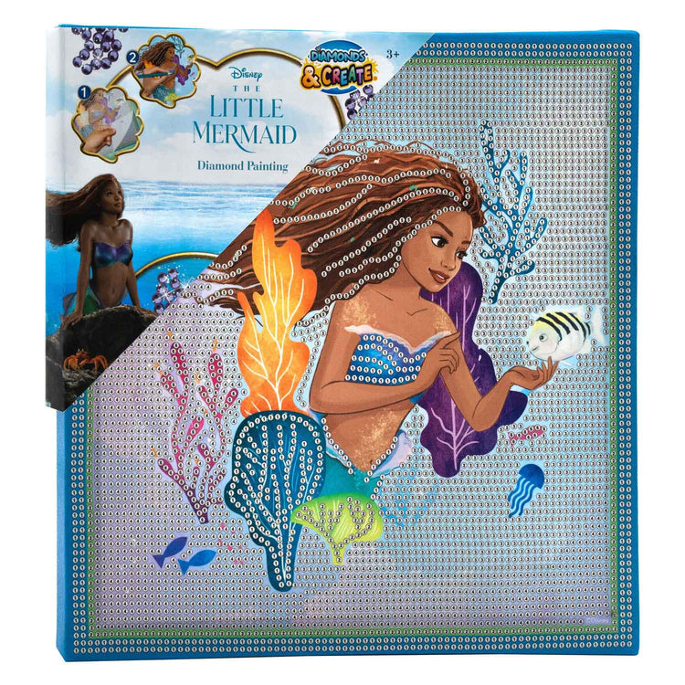 Canenco la petite sirène diamant peinture toile xl