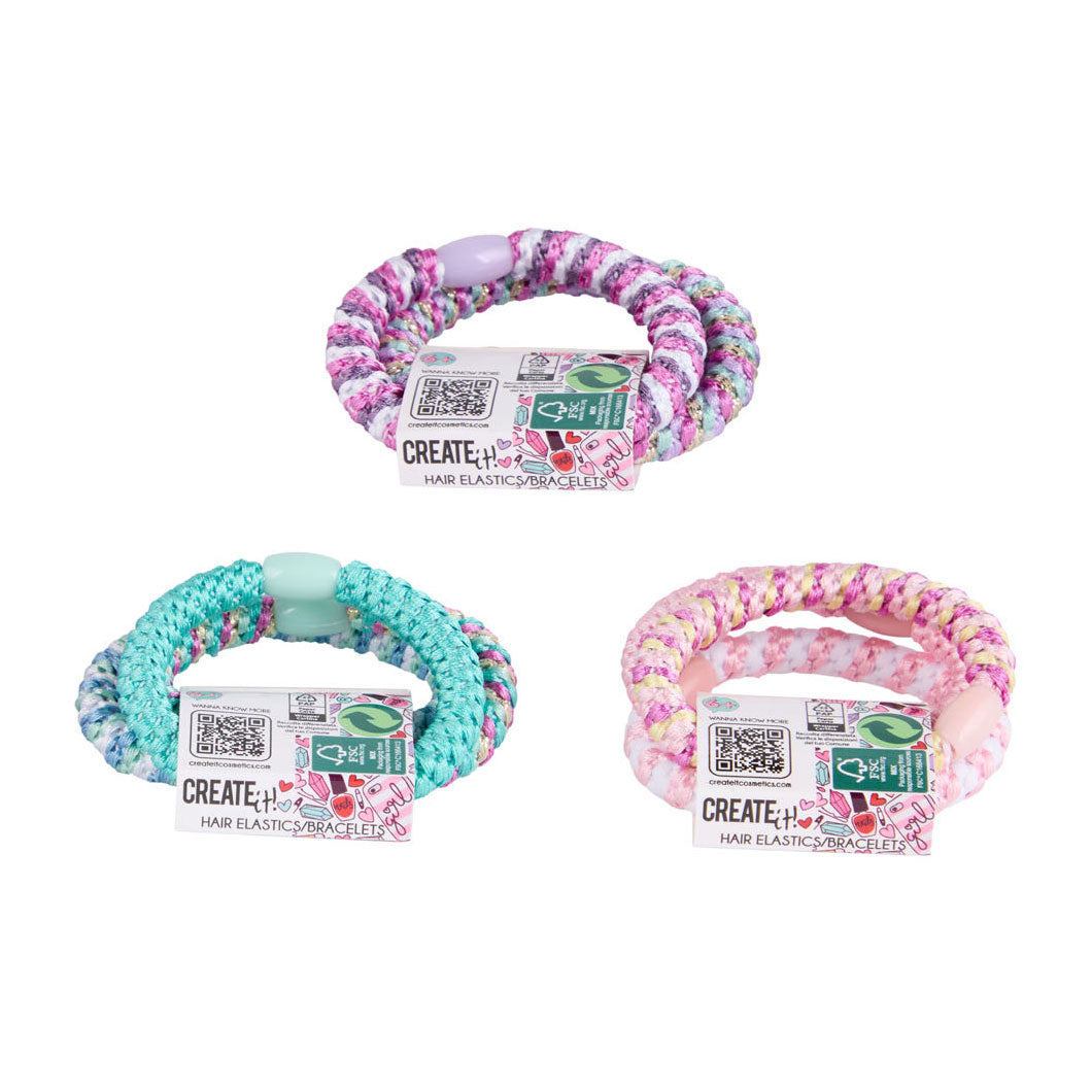 Créez-le ! élastique pour cheveux, 3 pcs.