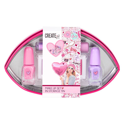 Créez-le! Maquillage du cœur réglé en lèvre