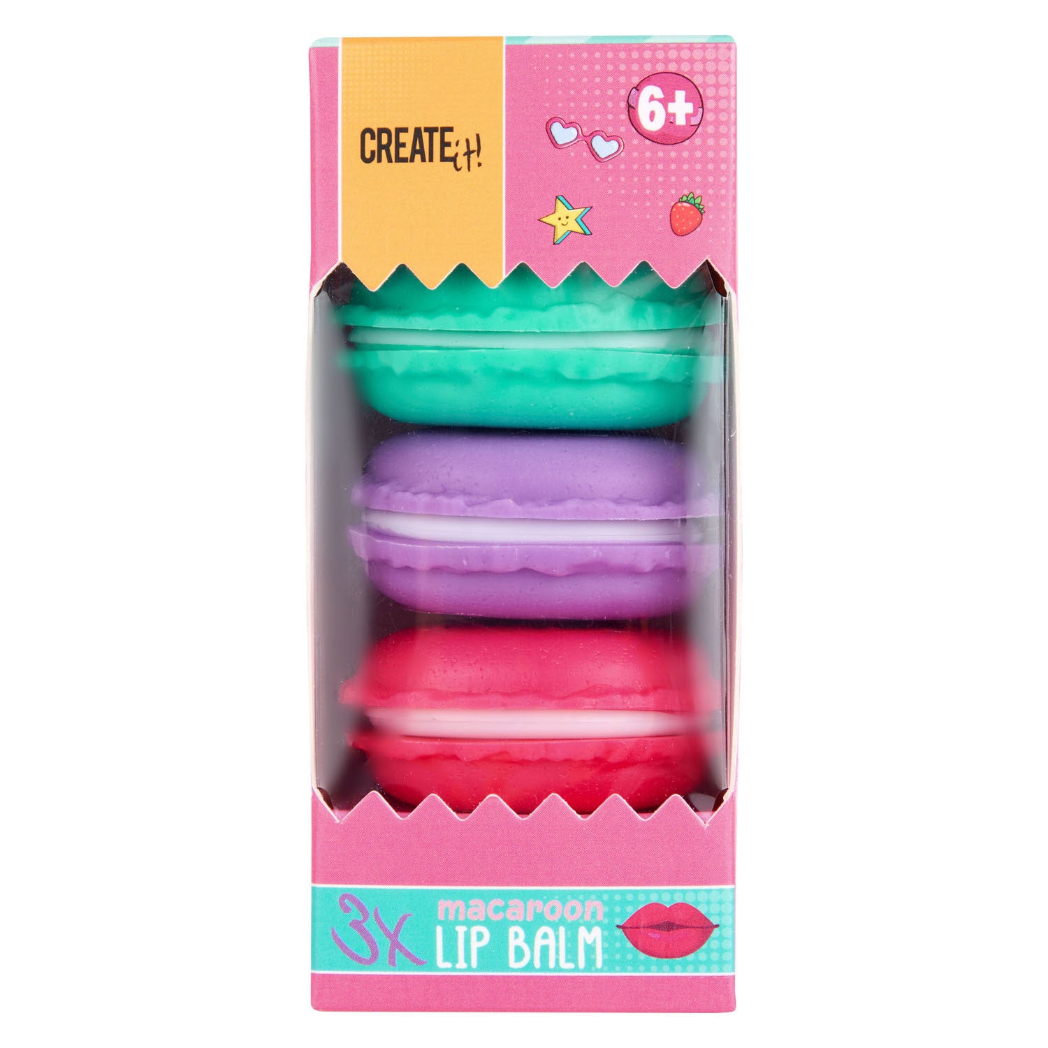 Créez-le! Candy Lip Balm Macaron Box, 3e.