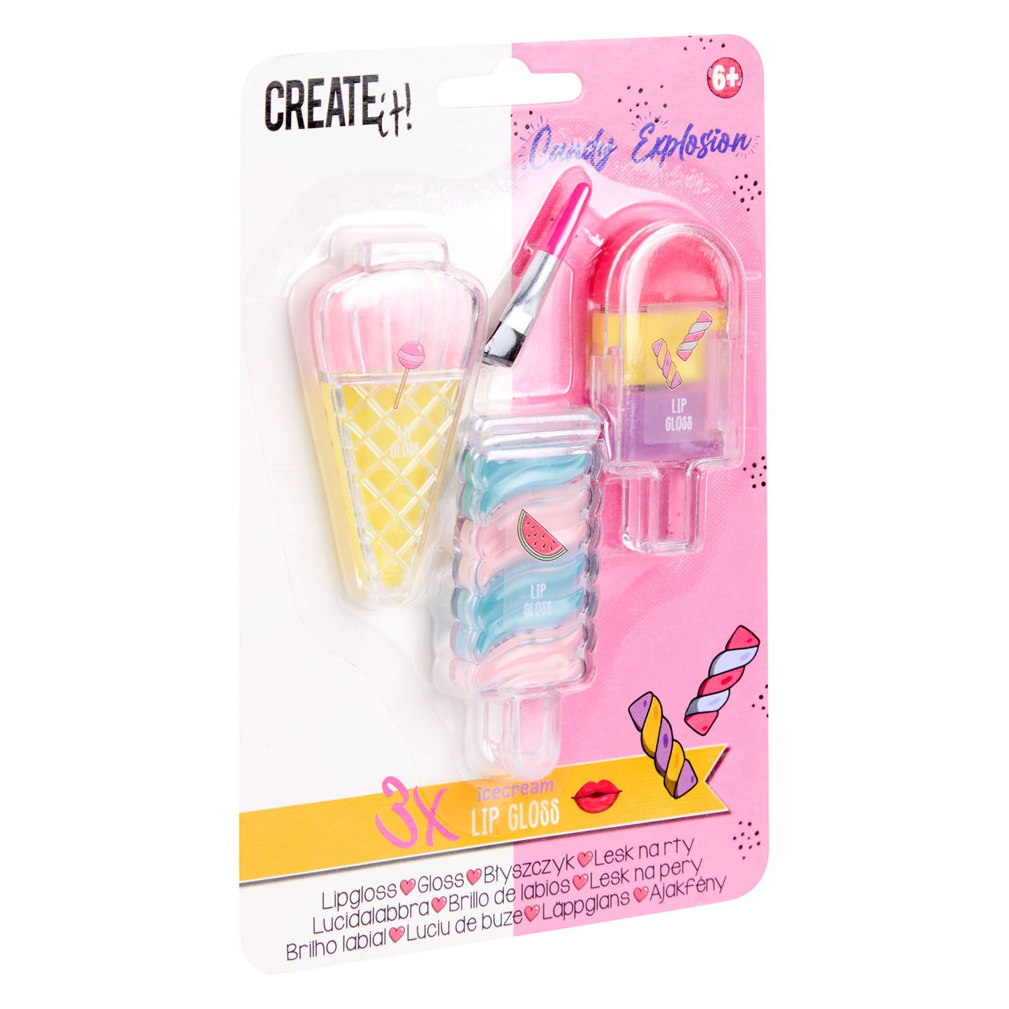 Créez-le! Candy Lipgloss Ijsjes, 3e.
