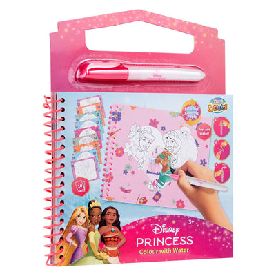 Livre de coloriage à l'eau princesse disney Canenco