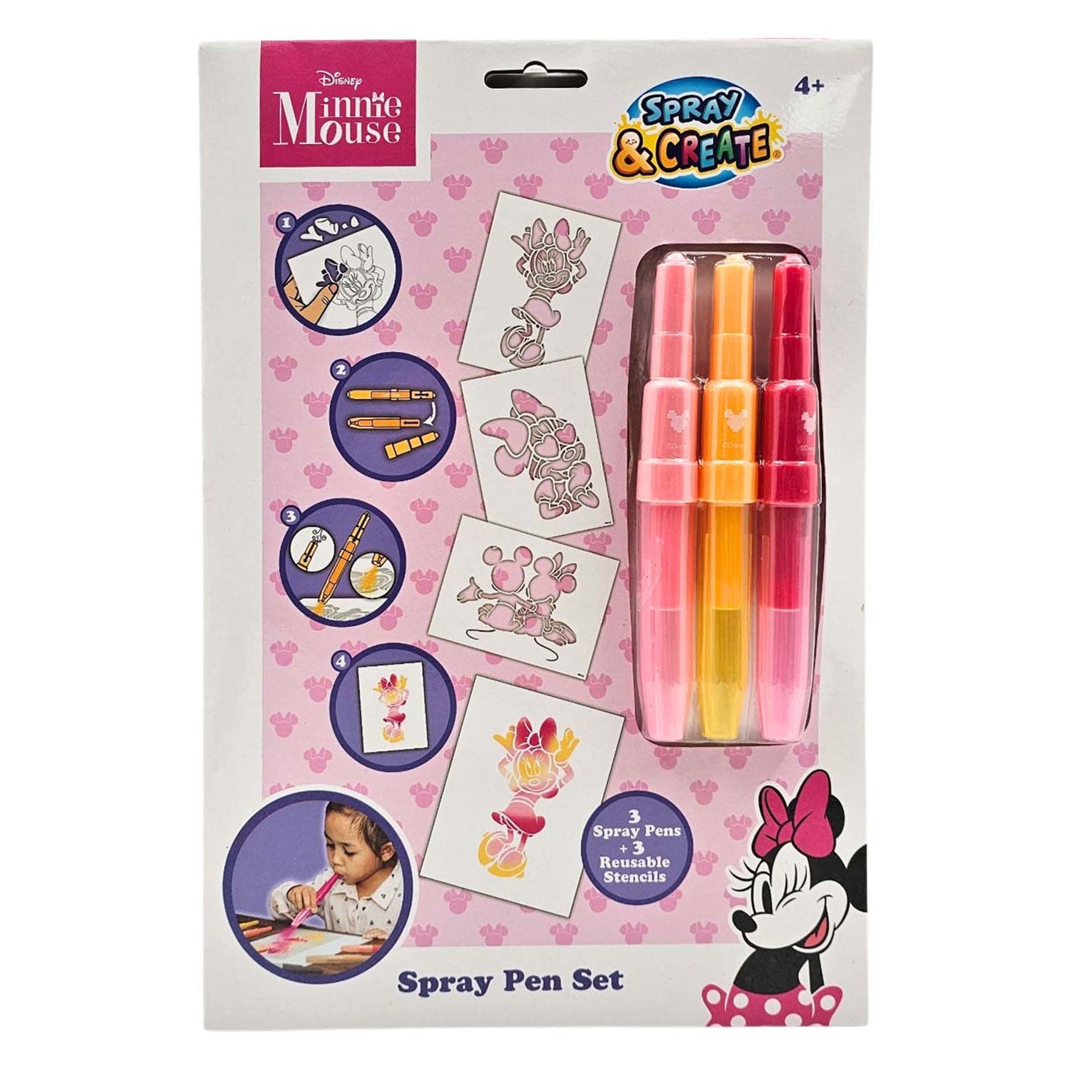 Ensemble de stylos coupants Canenco Minnie Mouse