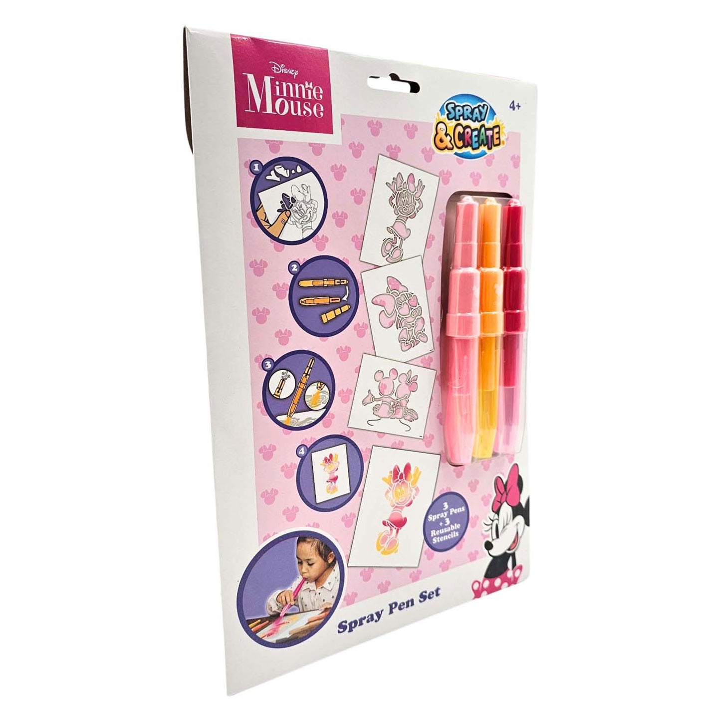Ensemble de stylos coupants Canenco Minnie Mouse