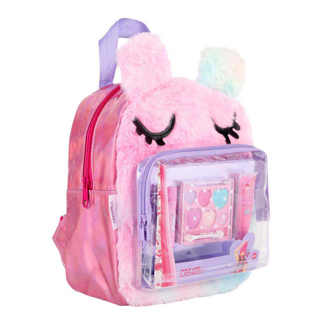 Canenco crée-le ! set de maquillage dans un sac à dos moelleux
