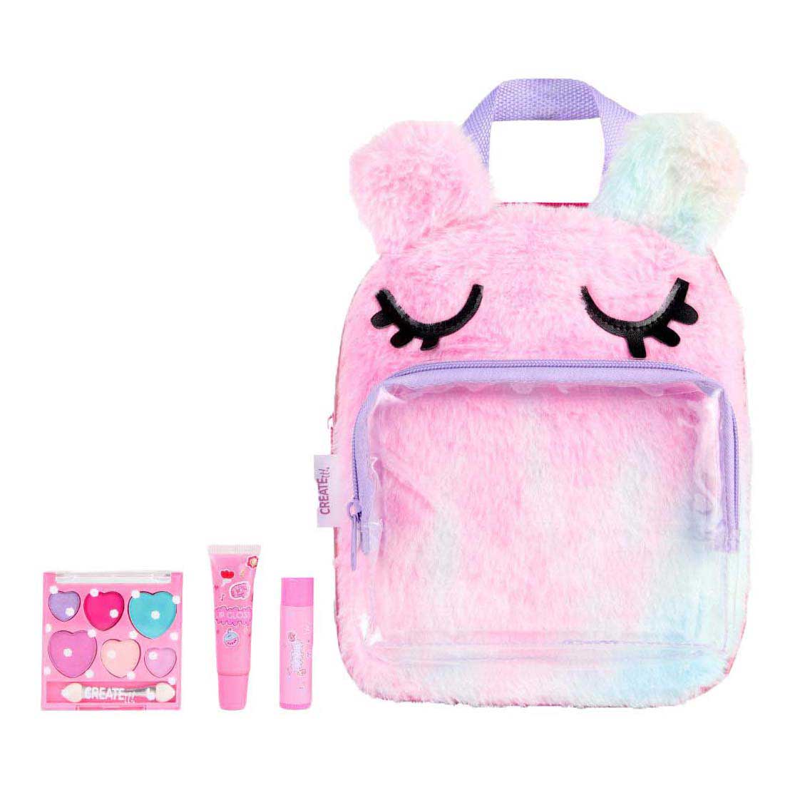 Canenco crée-le ! set de maquillage dans un sac à dos moelleux