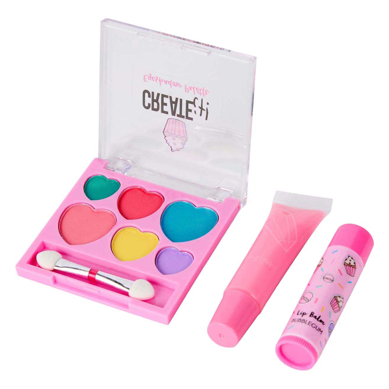Canenco crée-le ! set de maquillage dans un sac à dos moelleux