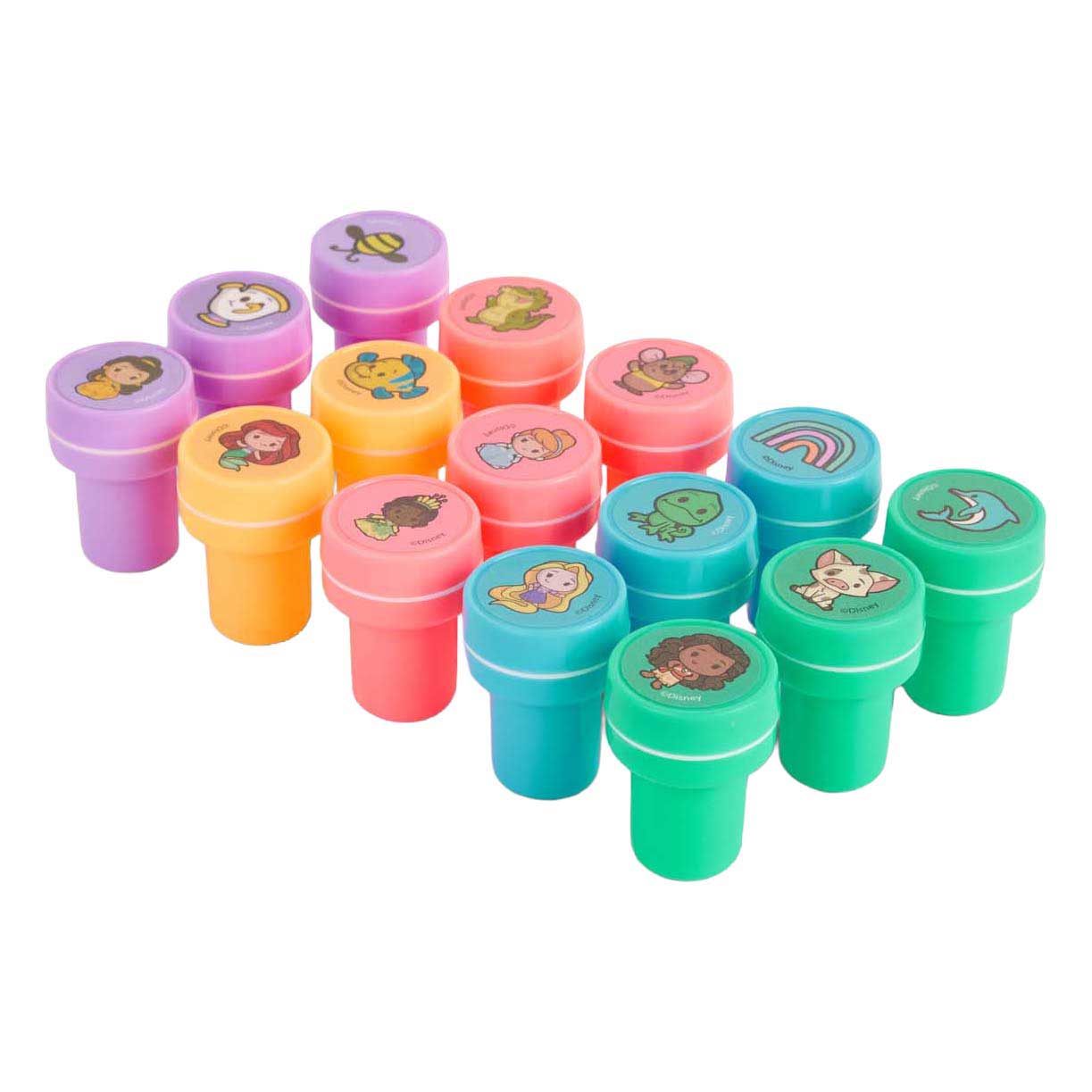 Ensemble de tampons princesse Disney Canenco, 15 pièces.