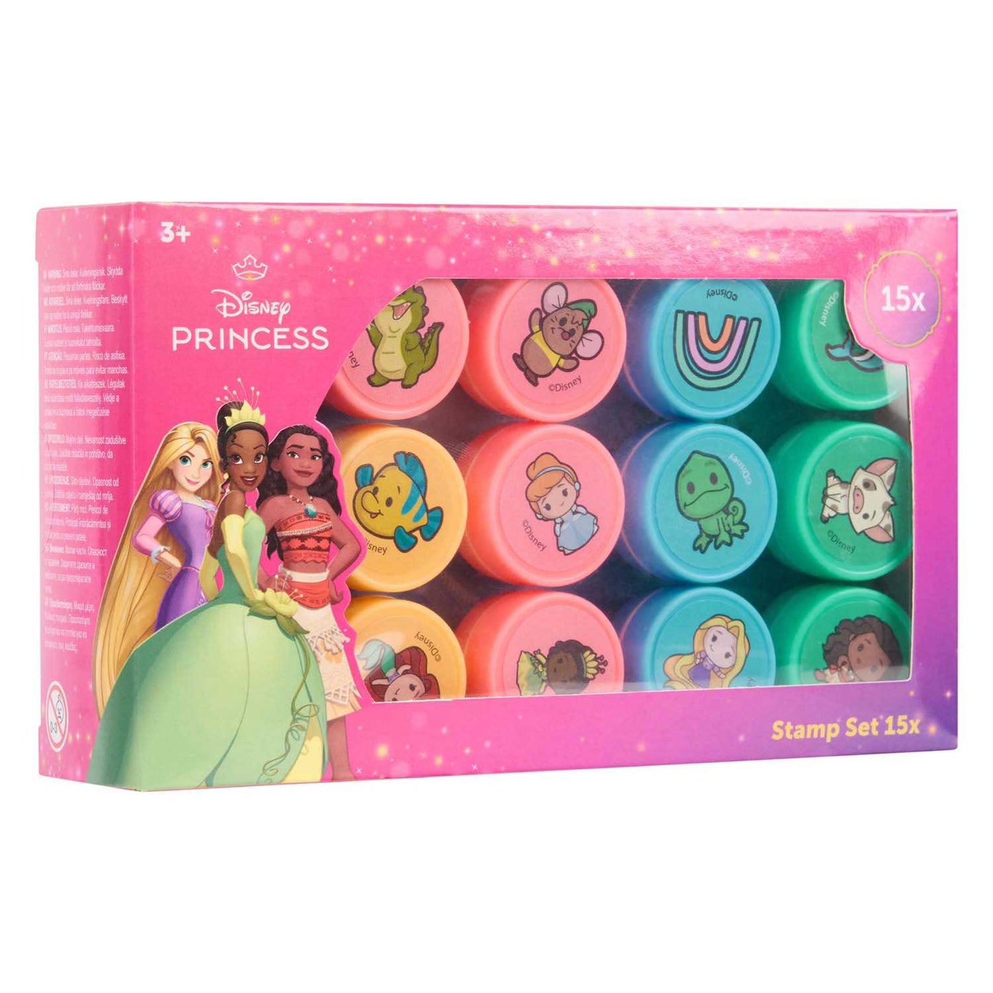 Ensemble de tampons princesse Disney Canenco, 15 pièces.