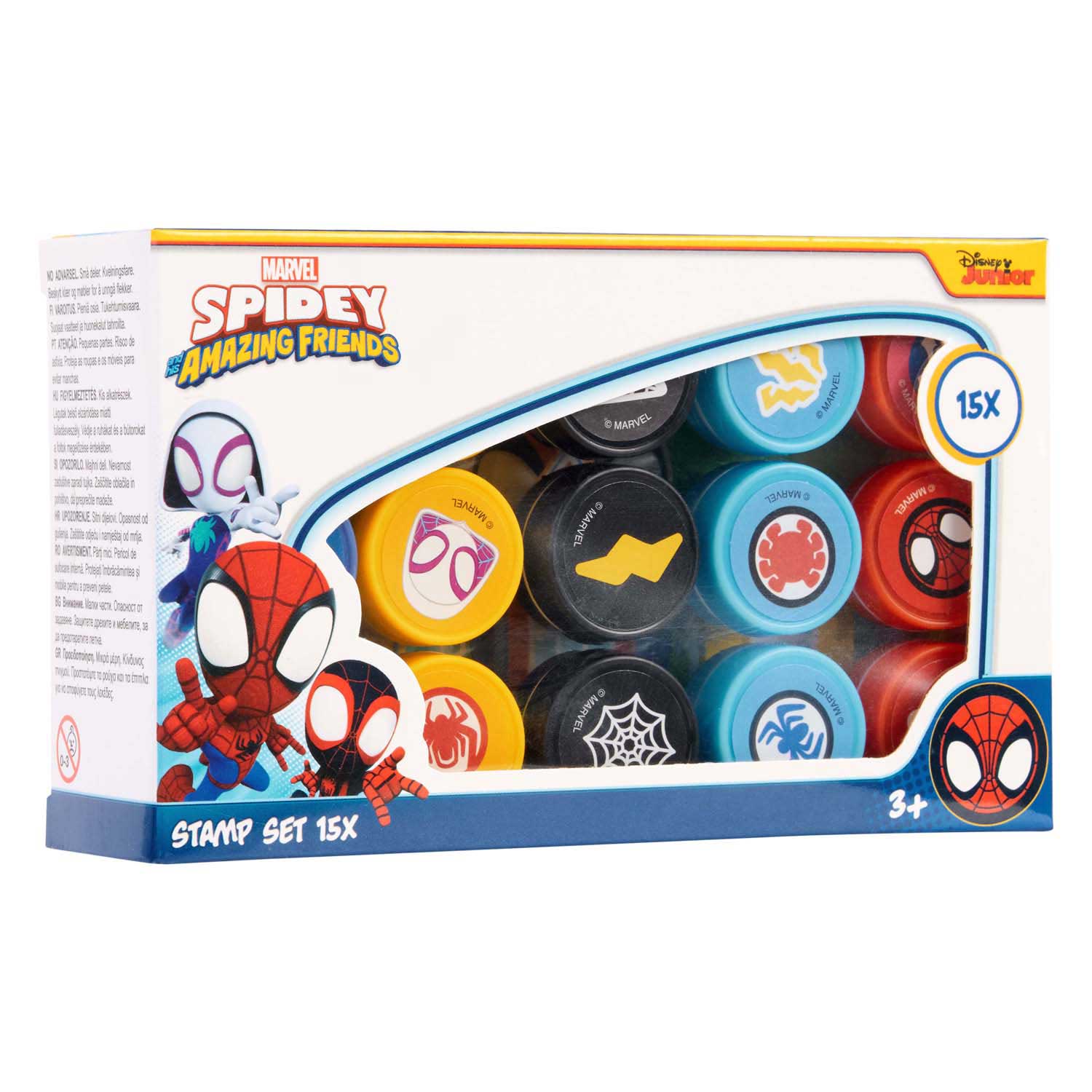 Jeu de tampons Canenco Spider, 15 pièces.