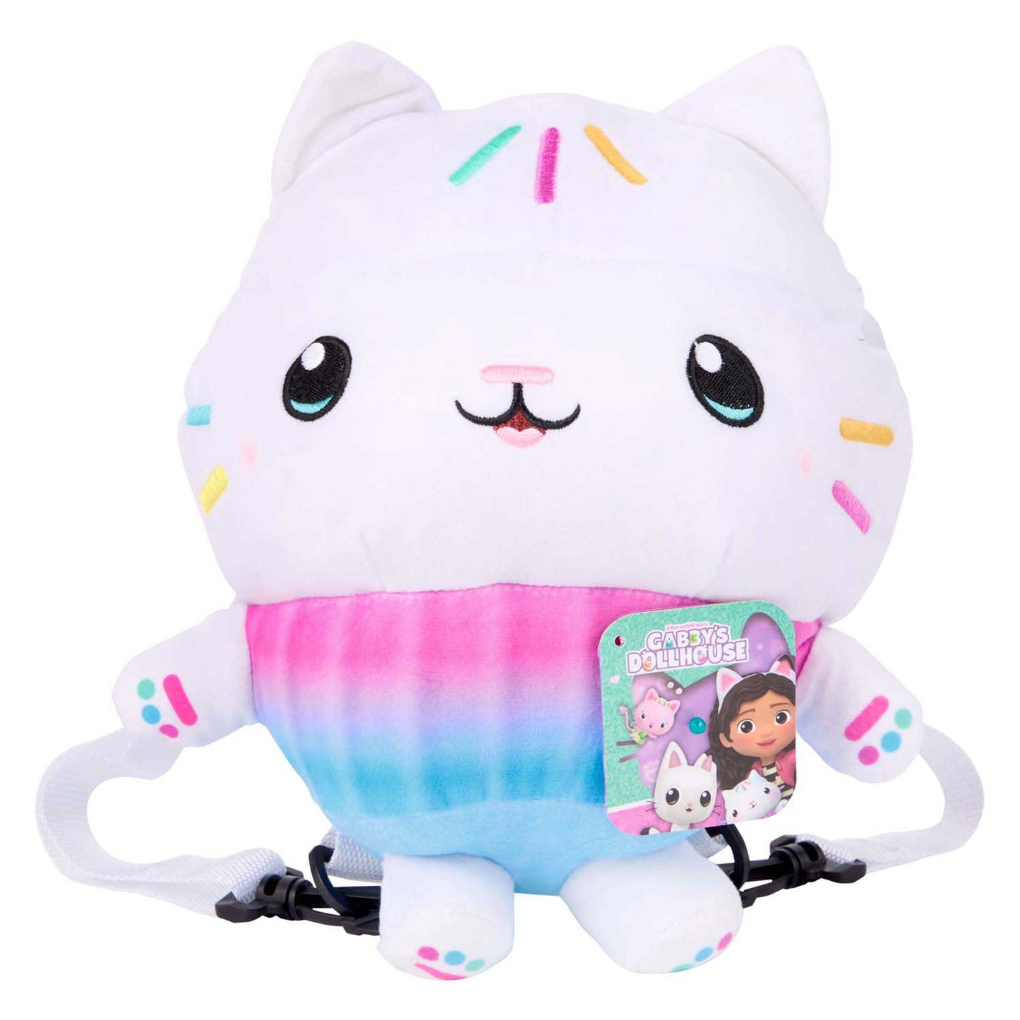 Canenco Gabby's Dollhouse Sac à dos en peluche 3D Cakey