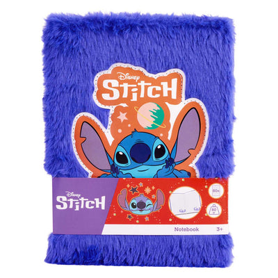 Carnet peluche point Canenco bleu foncé