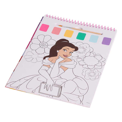 Livre de peinture à l'eau Canenco Disney Princess - incl. brosse