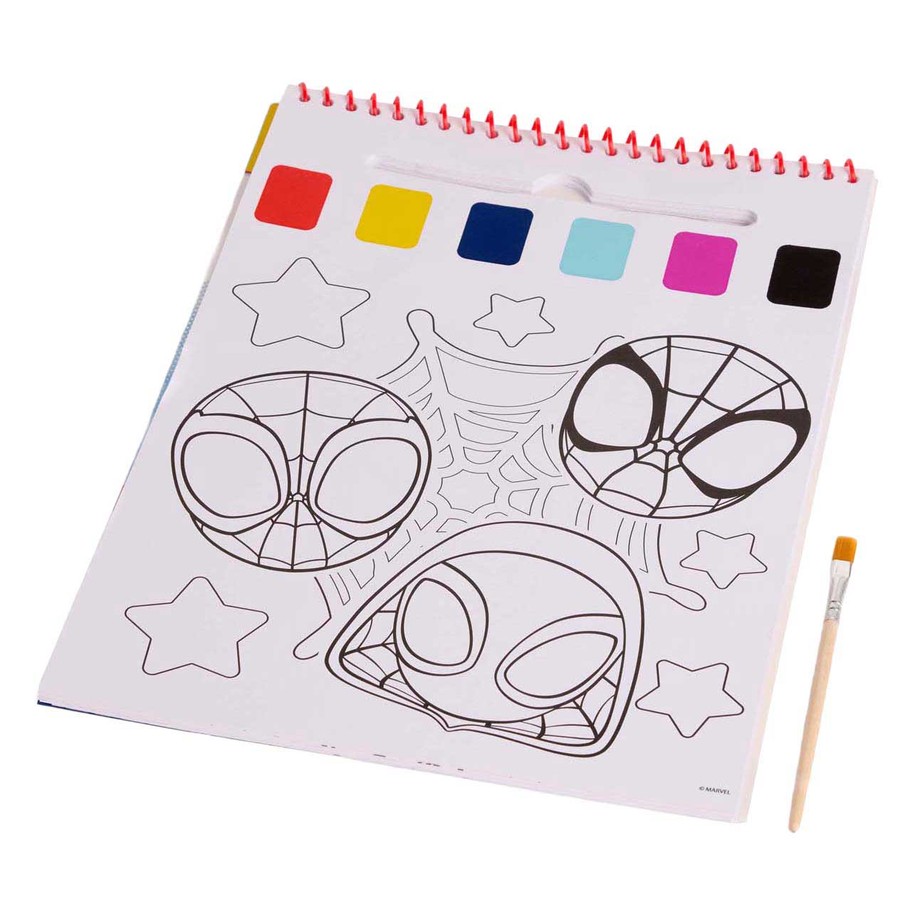 Spidey Water Paint Set Book