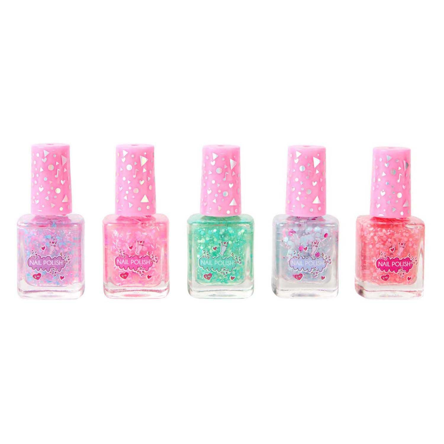 Canenco crée-le ! confettis de vernis à ongles - 5 pcs.