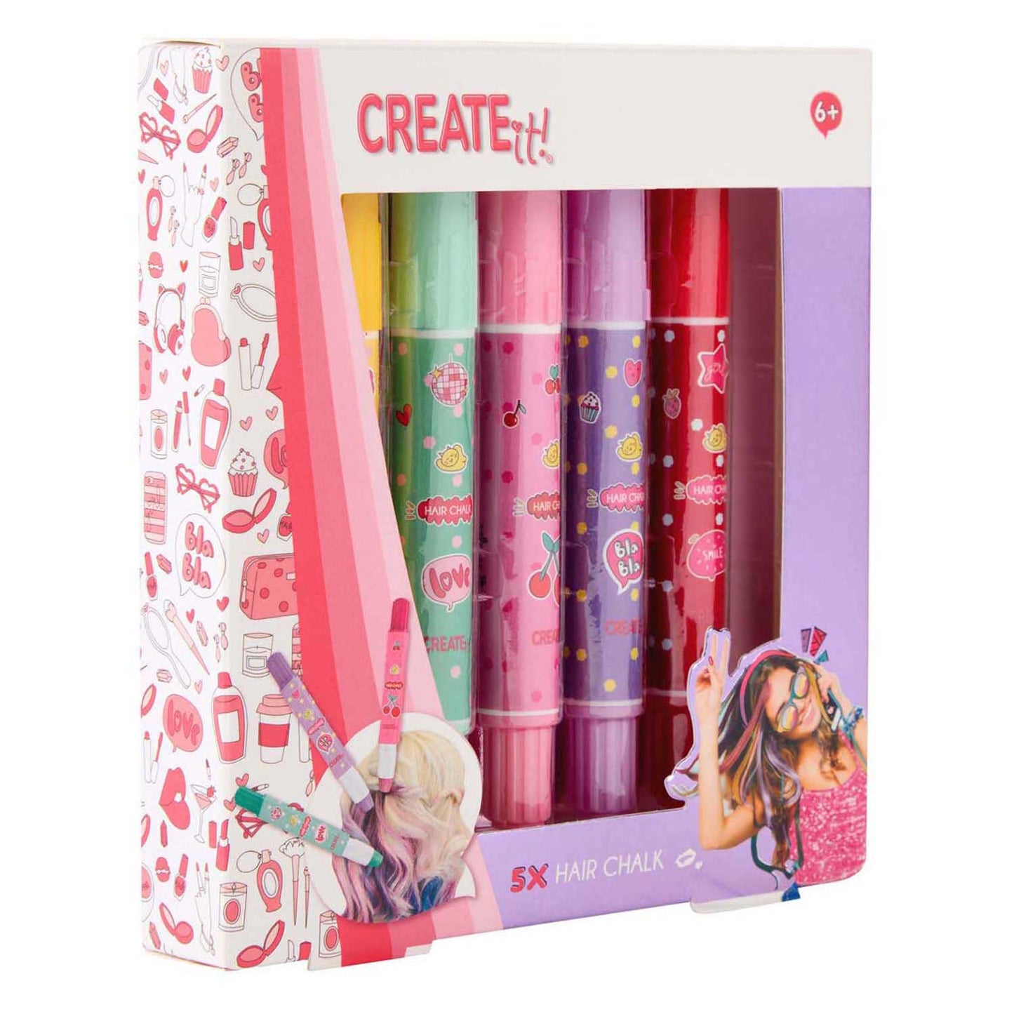 Créez-le! stylos à craie de cheveux, 5e