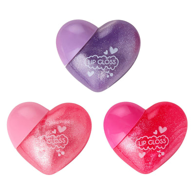 Canenco crée-le ! coeurs de brillant à lèvres d'amour - 3 pcs.