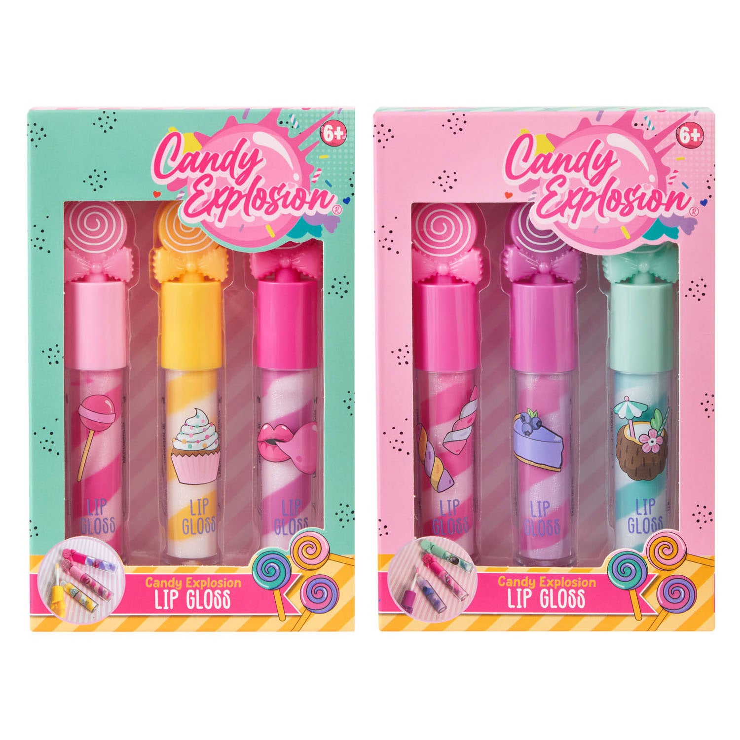 Canenco crée-le ! brillant à lèvres explosion de bonbons - 3 pcs.
