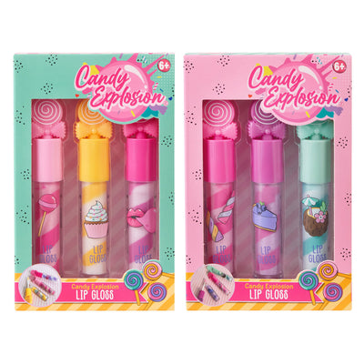 Canenco crée-le ! brillant à lèvres explosion de bonbons - 3 pcs.