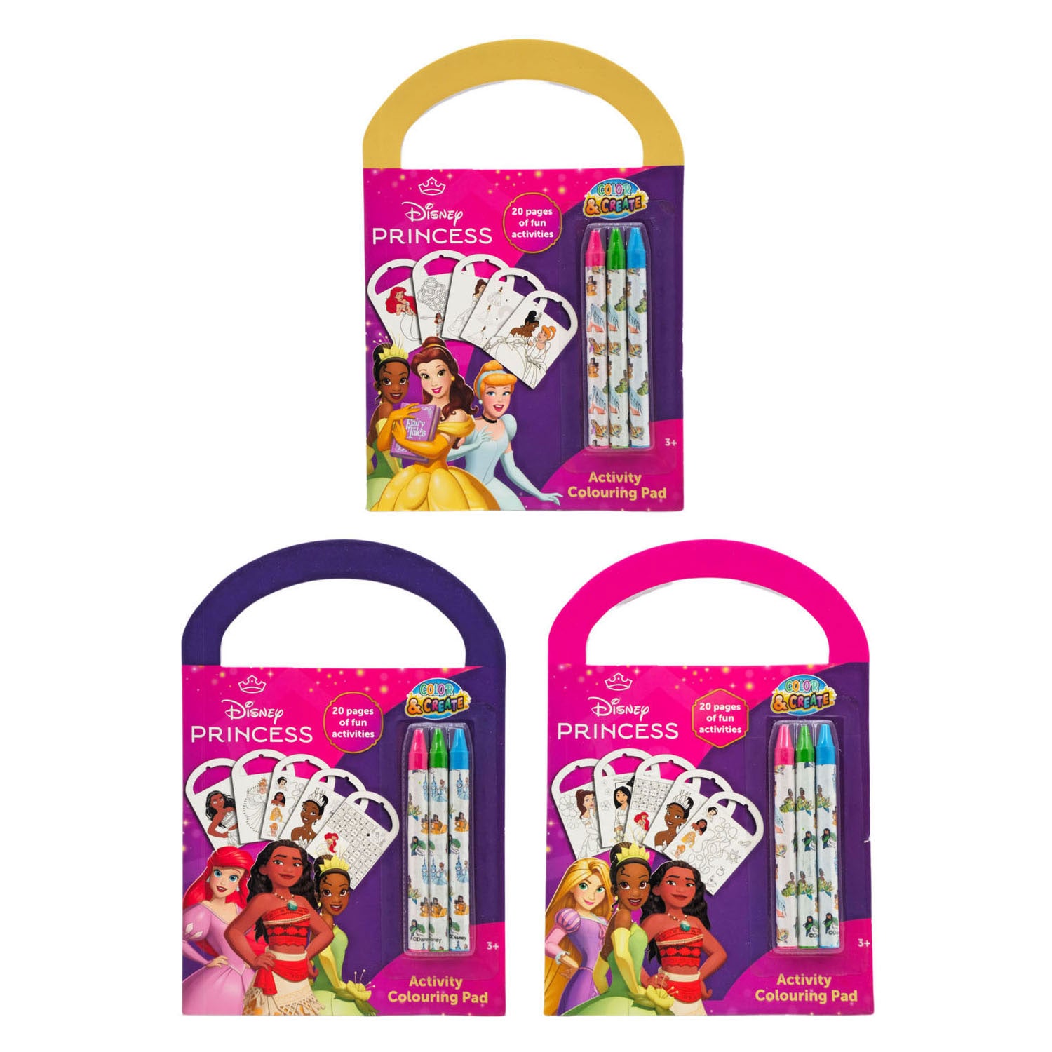 Cahier d'activités princesse disney Canenco