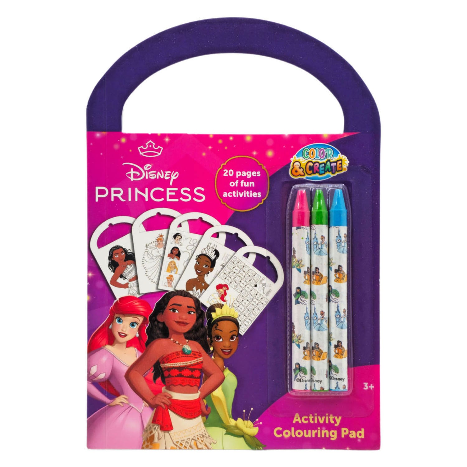 Cahier d'activités princesse disney Canenco