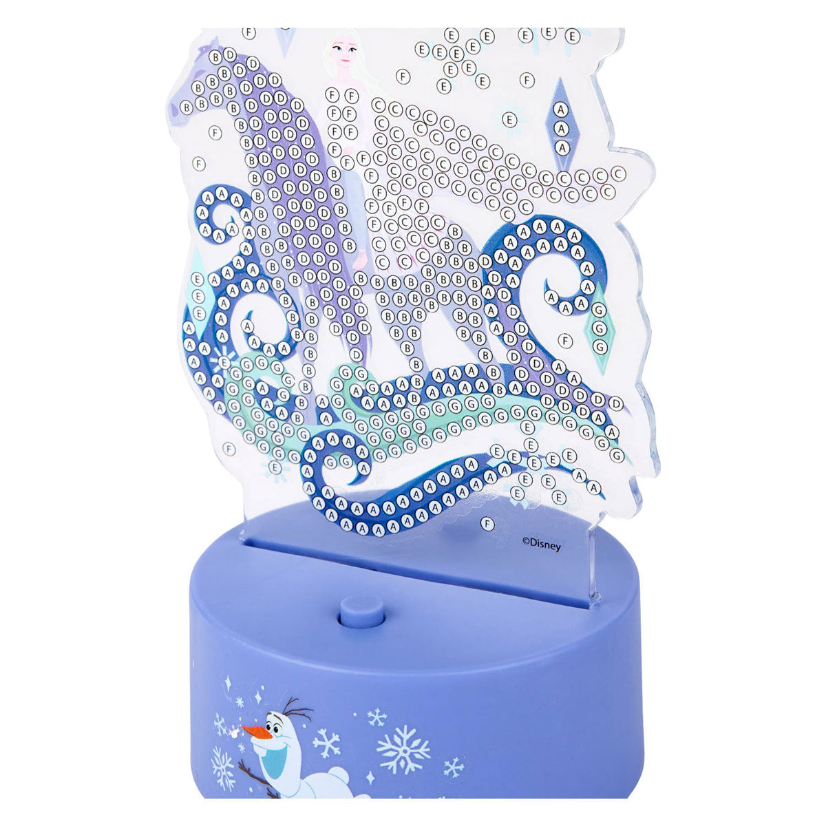 Canenco lampe de nuit peinture diamant congelée