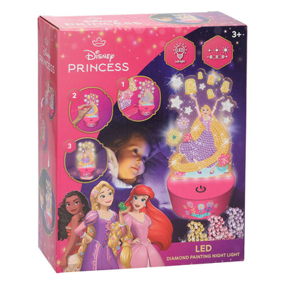 Canenco lampe de nuit peinture diamant princesse disney