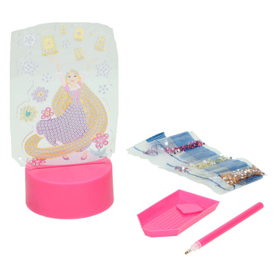 Canenco lampe de nuit peinture diamant princesse disney