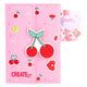 Créez-le ! livre de maquillage fermeture magnétique cerise | 6 pièces
