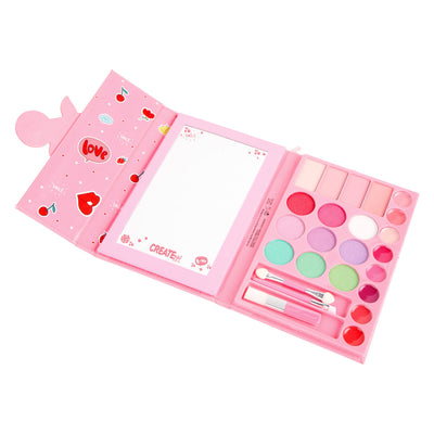 Créez-le ! livre de maquillage fermeture magnétique cerise | 6 pièces