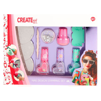 Créez-le ! ensemble de tampons de décoration d'ongles