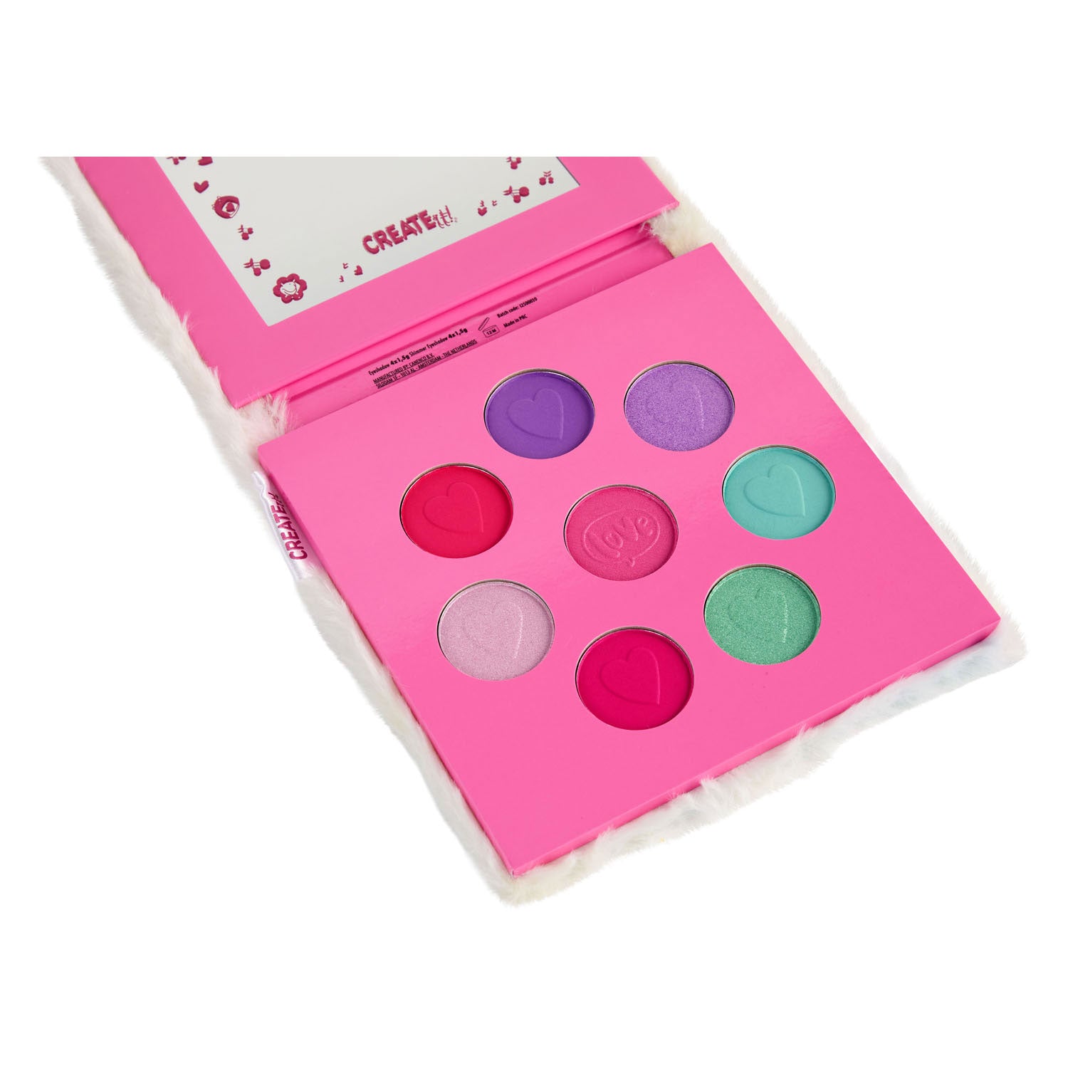 Créez-le ! palette de fards à paupières Fluffy - 8 couleurs