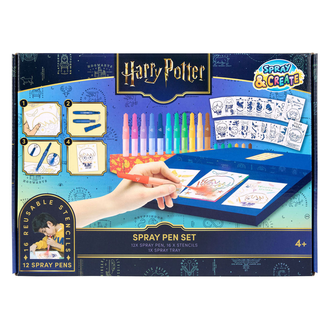 Canenco ensemble de stylos soufflants de luxe Harry Potter - 29 pcs.