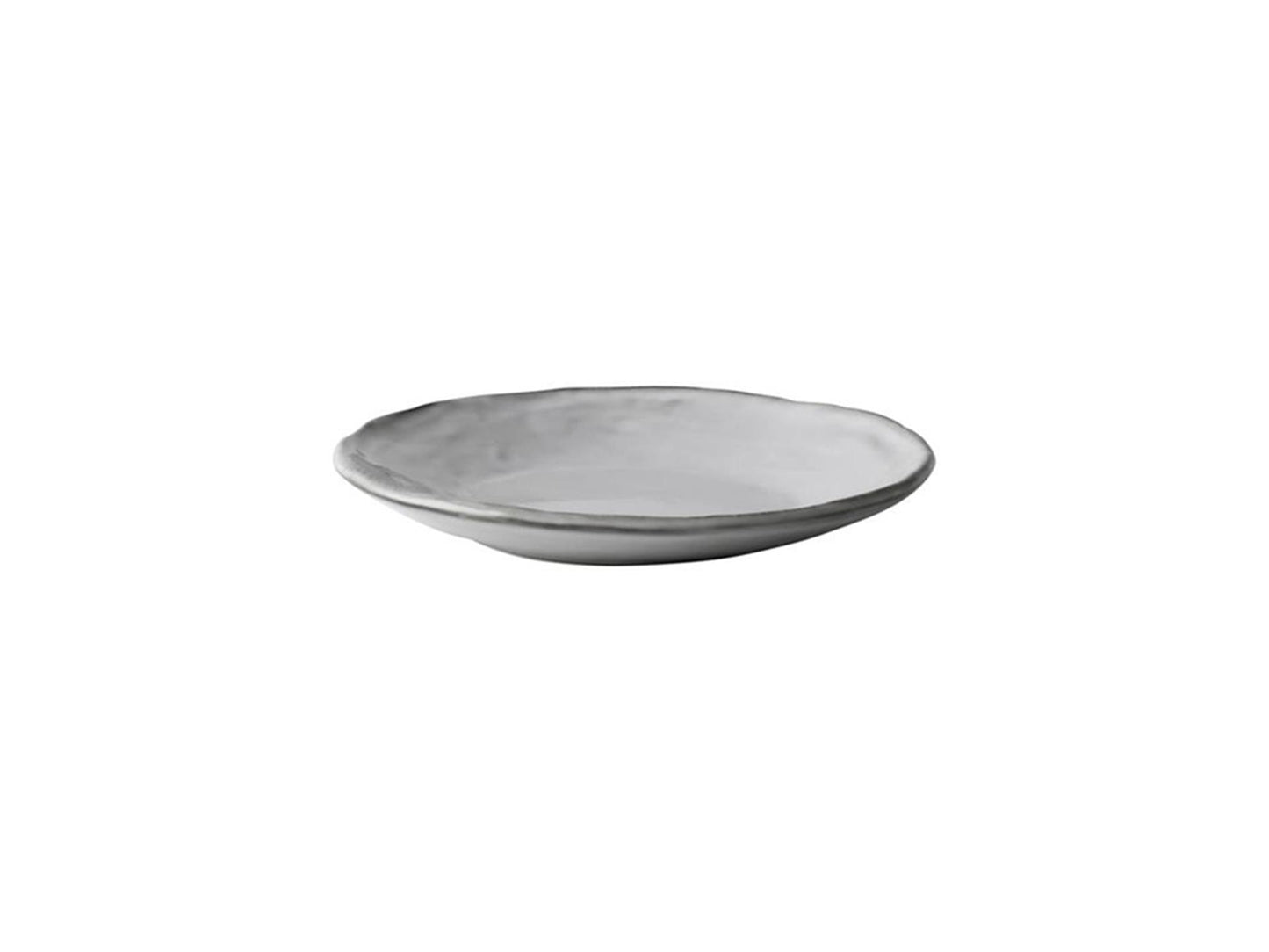 Assiette bio rose hollandaise 17cm gris 4 pcs