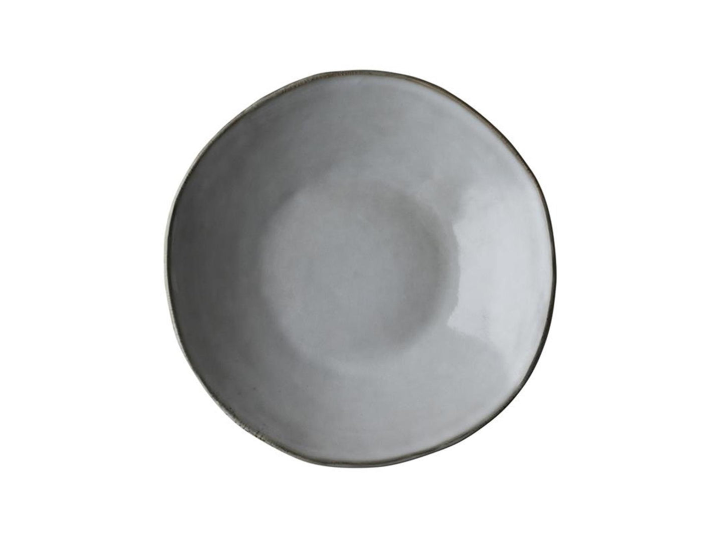 Assiette creuse bio Dutch Rose gris 4 pcs