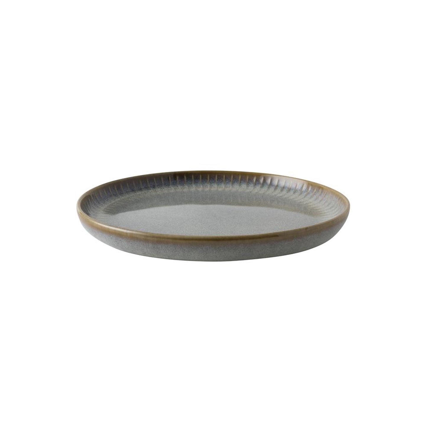 Assiette saphir rose hollandaise ø18,5cm gris