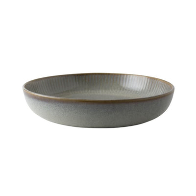 Assiette creuse hollandaise saphir rose ø23cm gris
