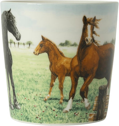 Wiebe van der Zee Wiebe's Farm mini mug cheval 23cl 6 pcs