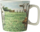 Wiebe van der Zee Wiebe's Farm mini mug chèvre 230ml boîte de 6 pièces porcelaine - afbeelding 1