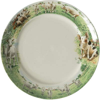 Wiebe van der Zee Assiette de ferme Wiebe cochon chèvre ø21cm 6 pcs