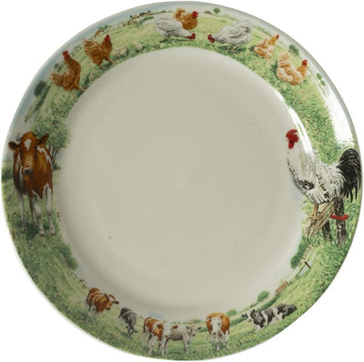 Wiebe van der Zee Assiette de ferme Wiebe poulet vache ø18cm 6 pcs