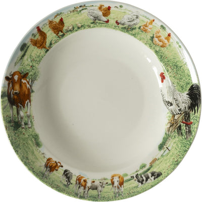 Wiebe van der Zee Wiebe's Farm assiette creuse poulet vache 6 pcs