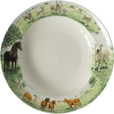 Wiebe van der Zee Wiebe's Farm assiette creuse cheval mouton 6 pcs