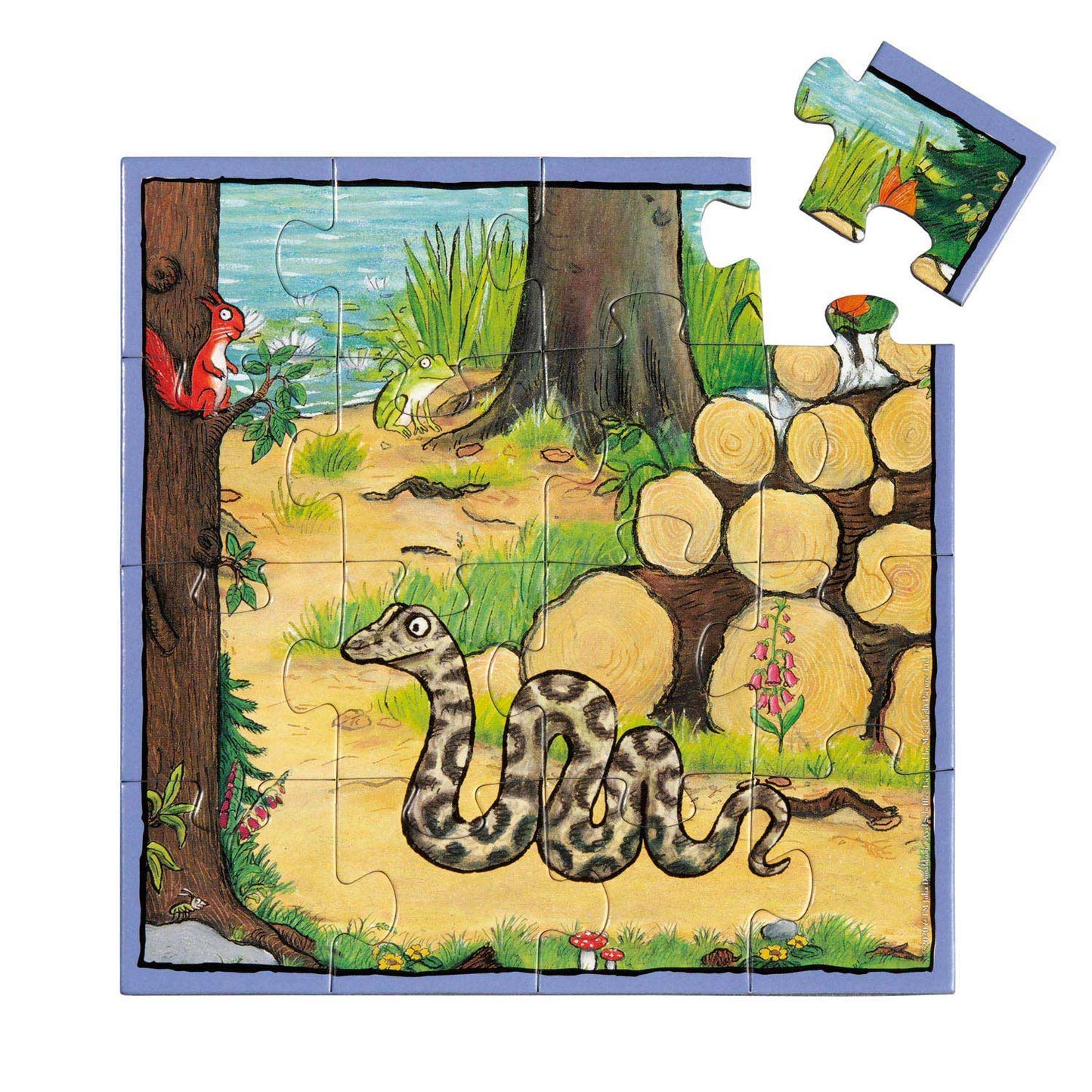 Le puzzle Gruffalo, 4in1